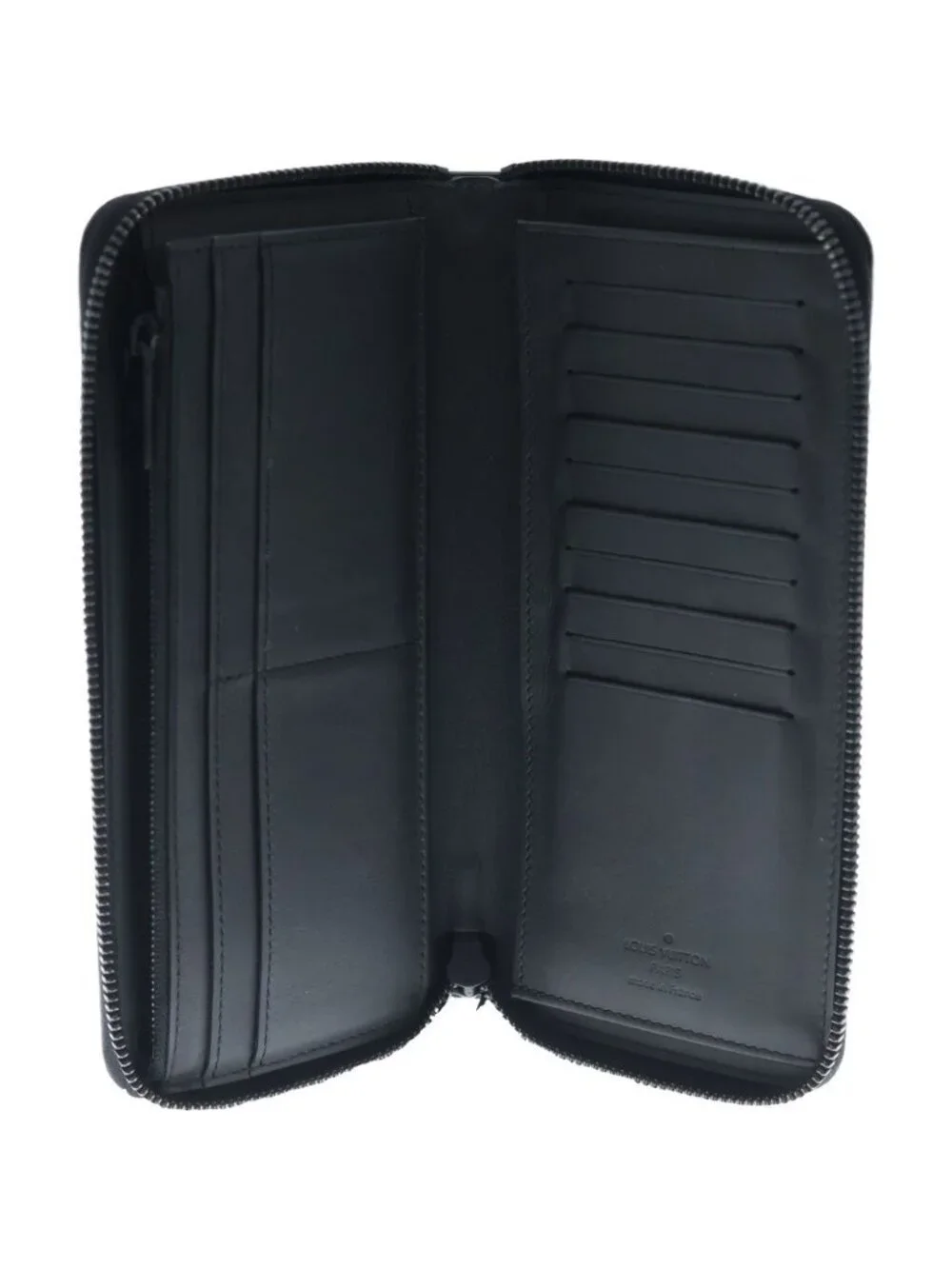 Louis Vuitton Aerogram Portefeuille Brazza NM Wallet Card Case Black Noir